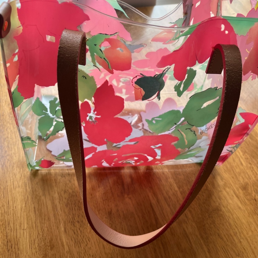 Dooney & Burke Clear/Floral Tote - Picture 7 of 7